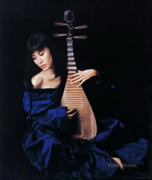Pipa Chinese Chen Yifei Oil Paintings